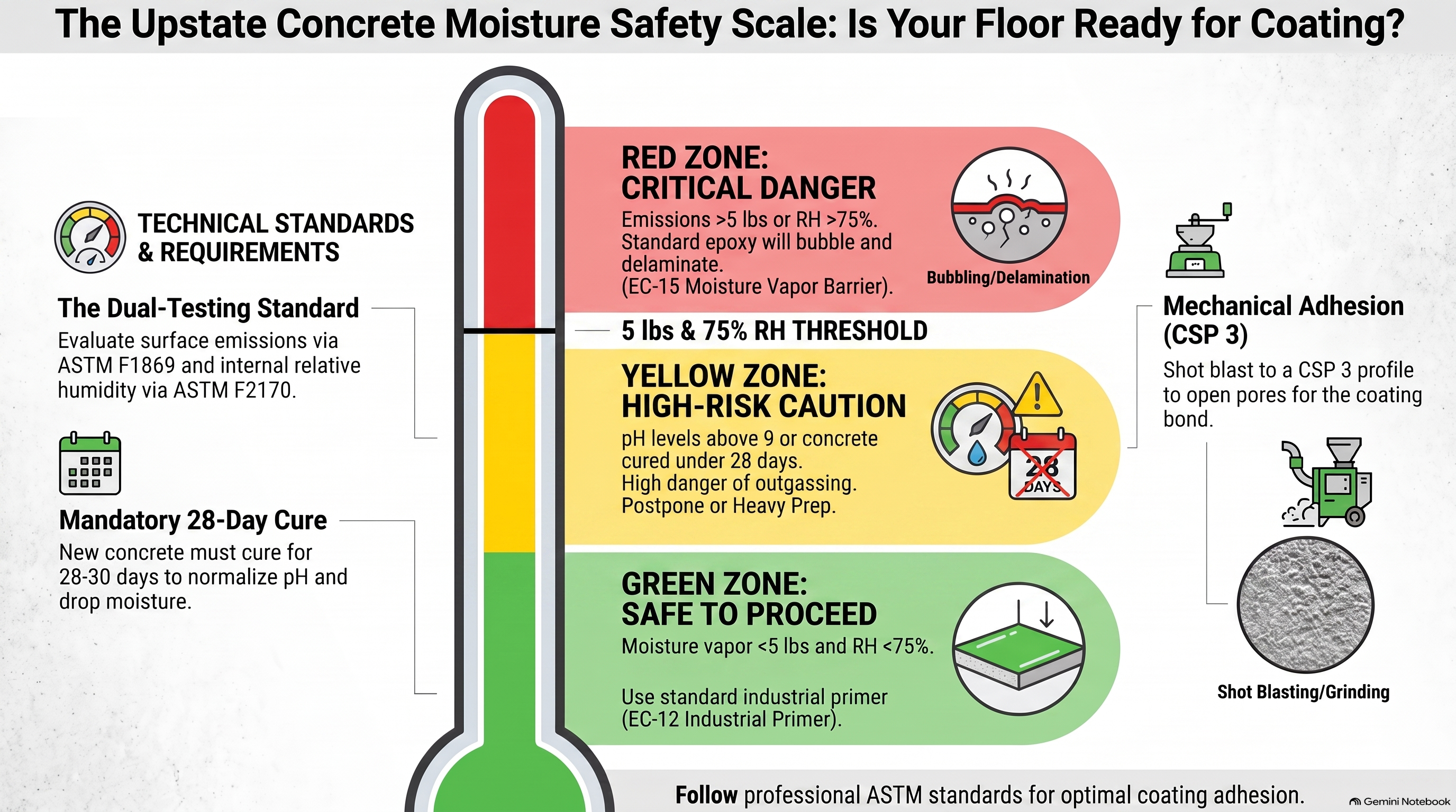 Concrete Moisture Safety Scale Guide