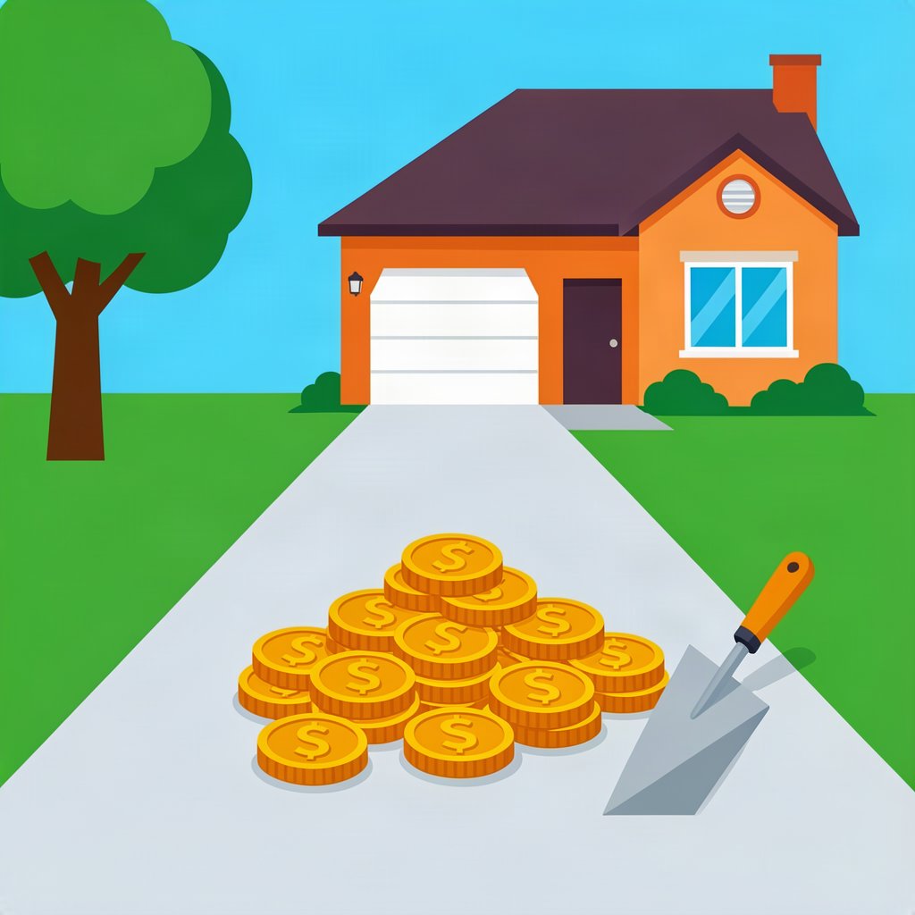 Concrete Driveway Cost in Indianapolis